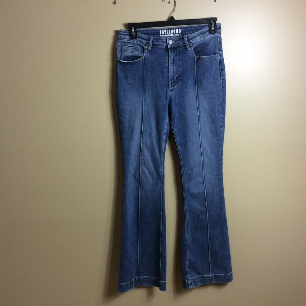Idyllwind Belmont High Risin' Seamed Front Sanding Bootcut. Size 12 tall long - Picture 3 of 8